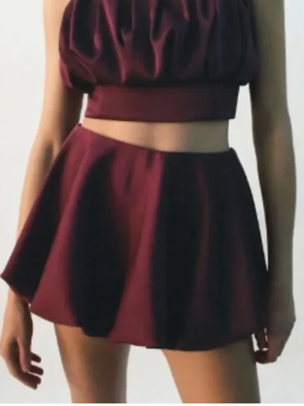 Zara balloon skort